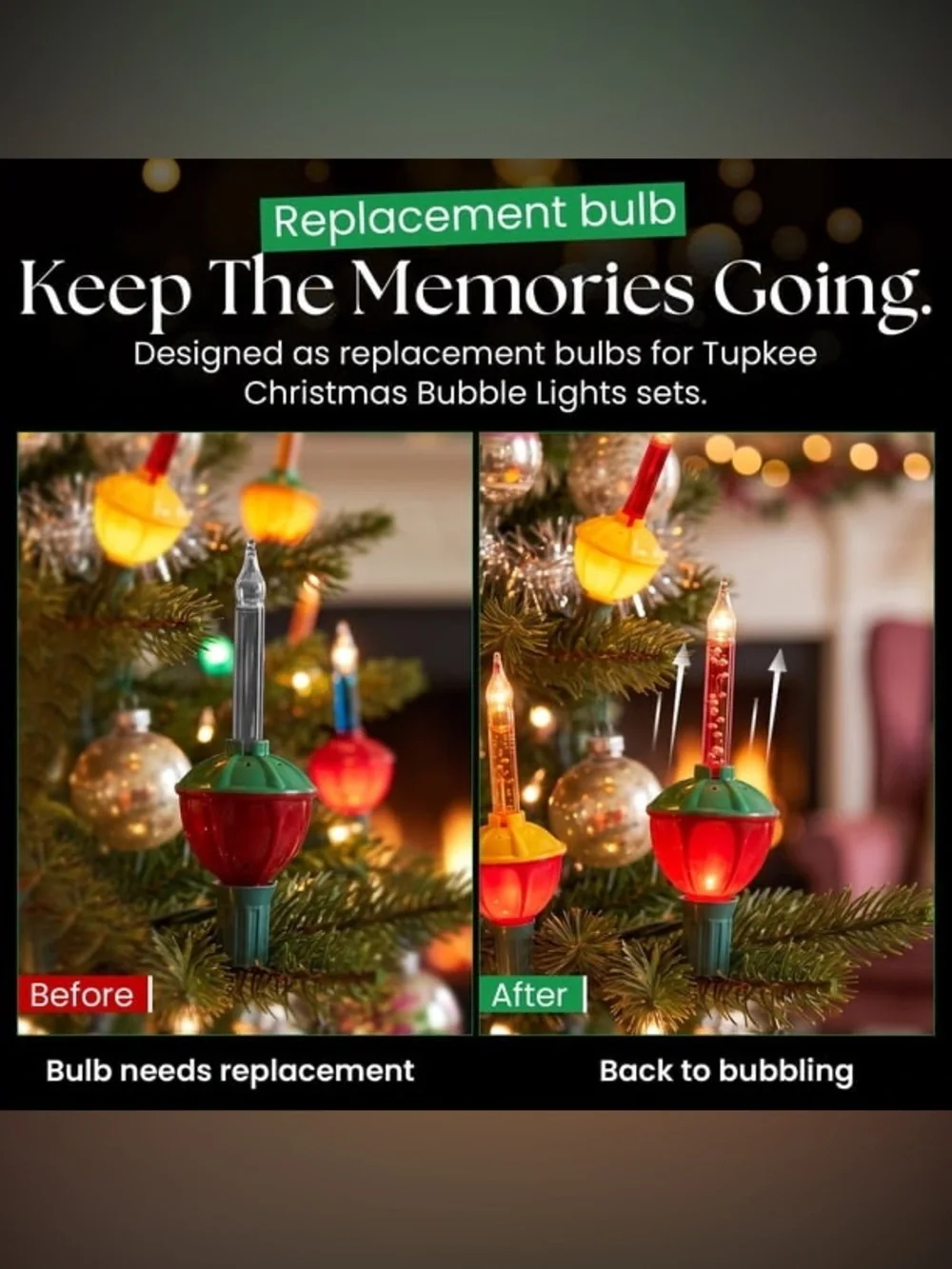 Vintage 2 Boxes Replacement Bubble Bulbs Foremost Christmas String Night Lights